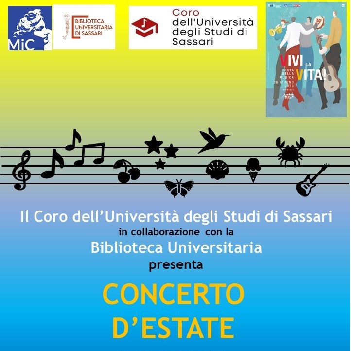 Vivi la vita - La Festa della Musica - Biblioteca Universitaria di Sassari